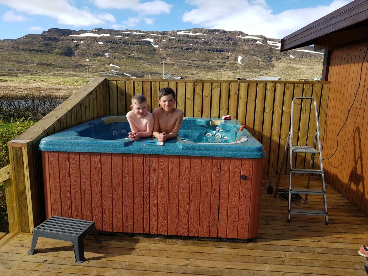 Hvammur 1 With Private Hot Tub Drangsnes Exterior photo